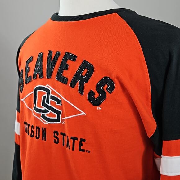Knight Apparel Oregon State Beavers Long-Sleeve Shirt FLAWS | Men's Large - Picture 14 of 16